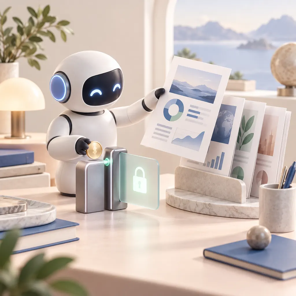An AI research agent purchasing one specialist market brief